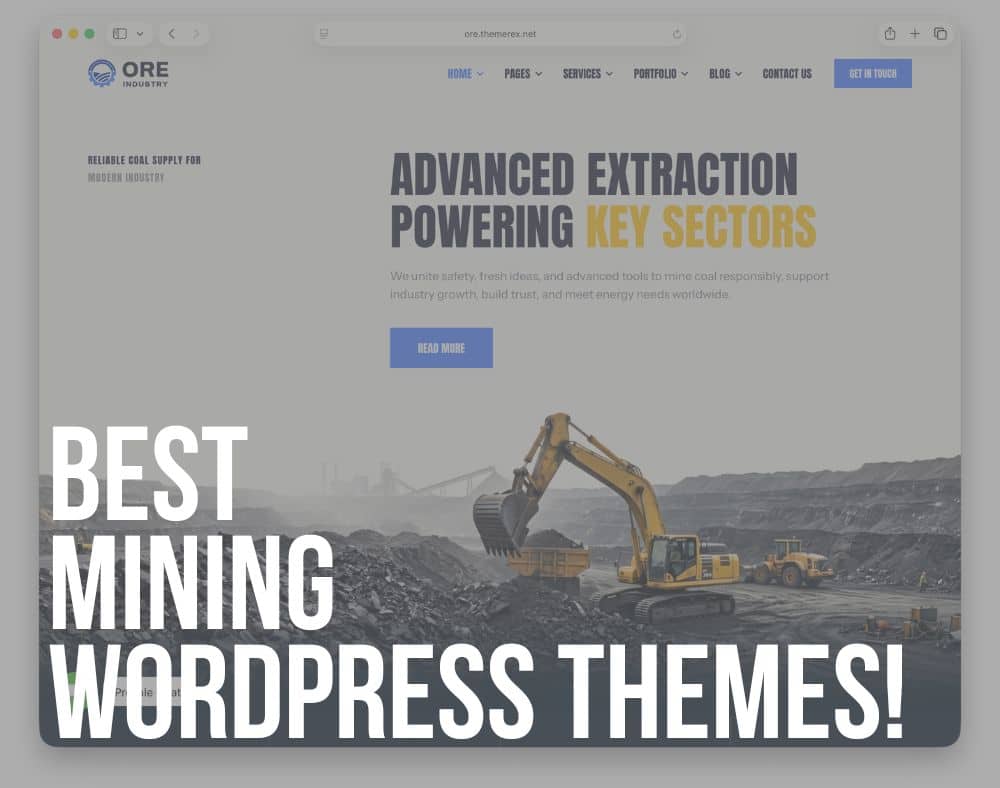 best mining wordpress themes