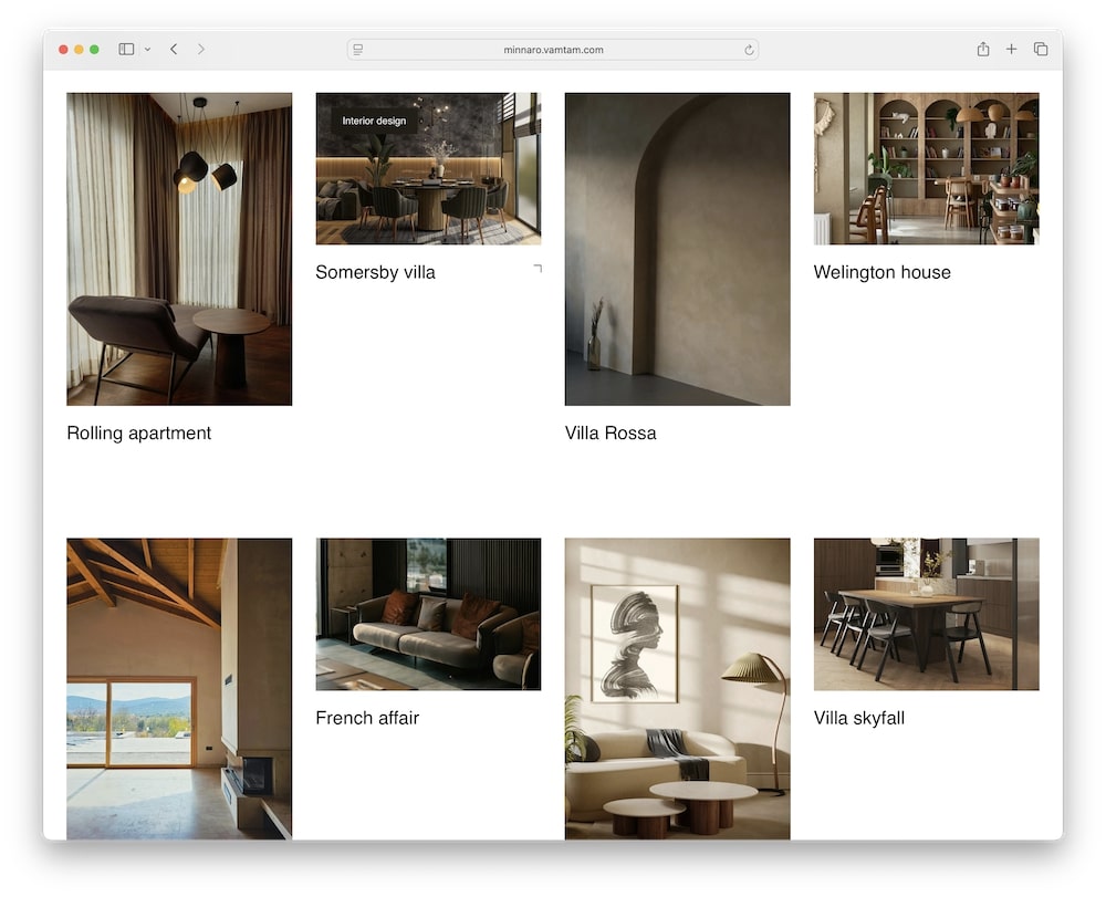minnaro wordpress theme included stock images