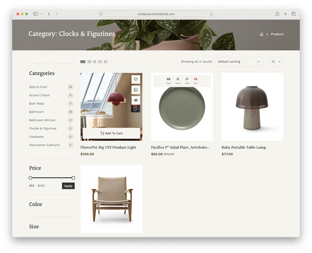 mitti wordpress theme various product page layouts