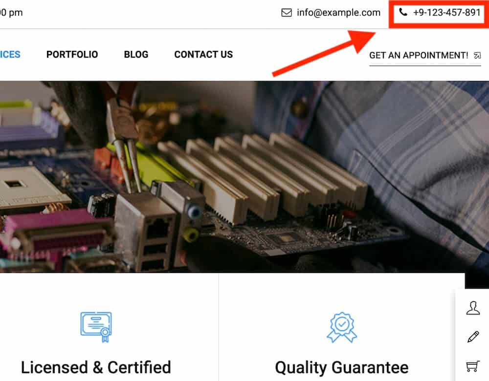 mobile repair shop phone number and location