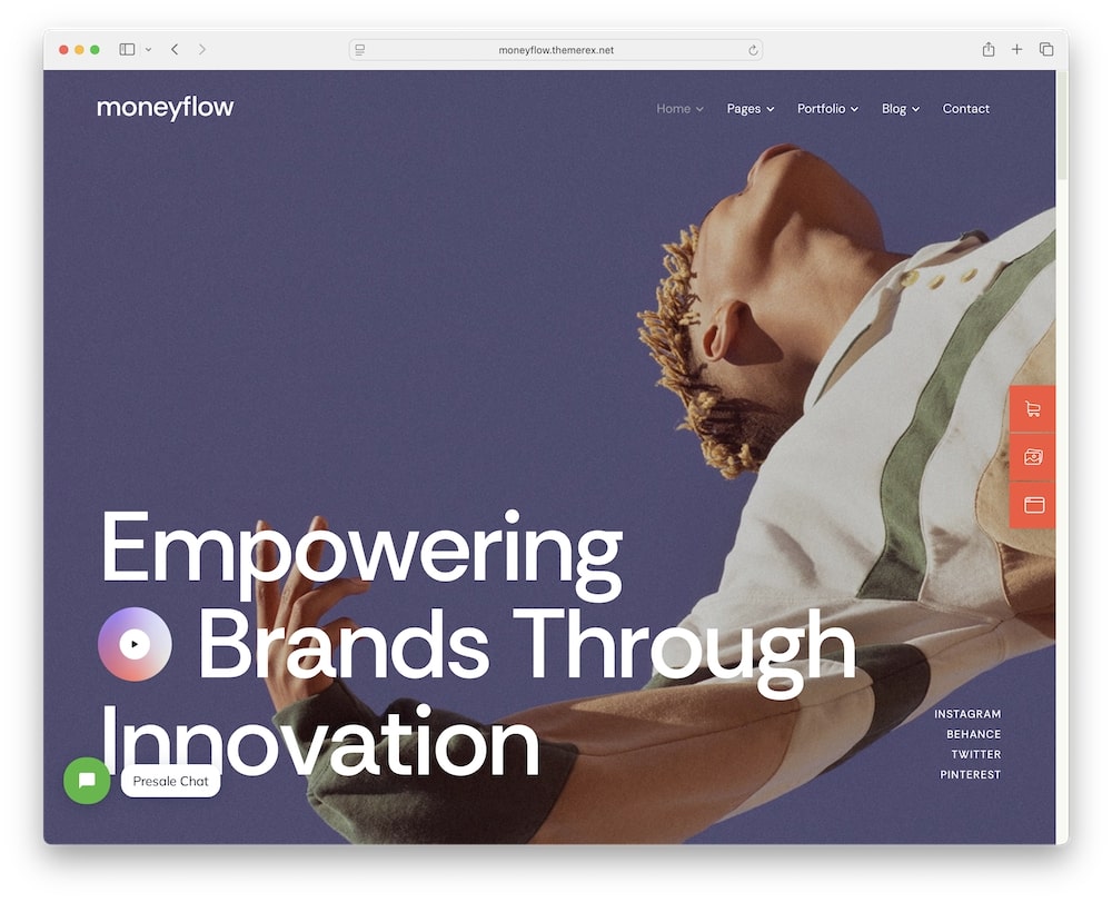 moneyflow wordpress theme for financial websites
