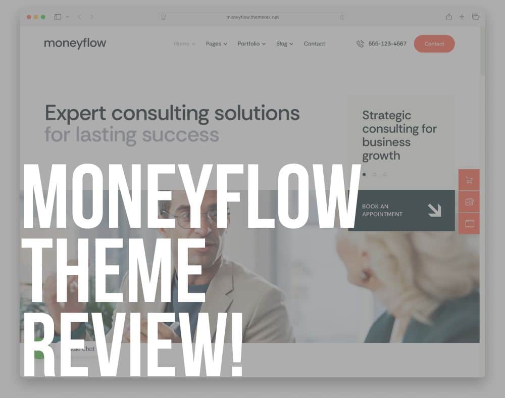 moneyflow wordpress financial theme review