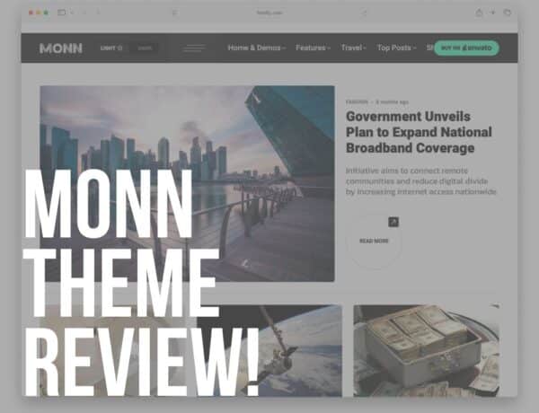 monn wordpress theme review