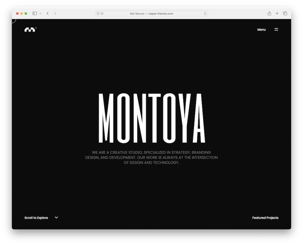 montoya creative wordpress theme