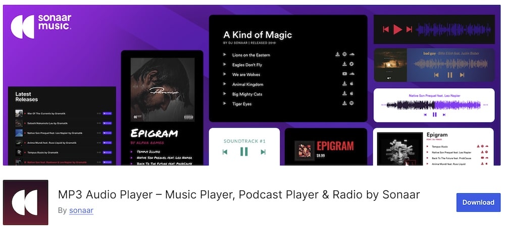 mp3 audio player by sonaar