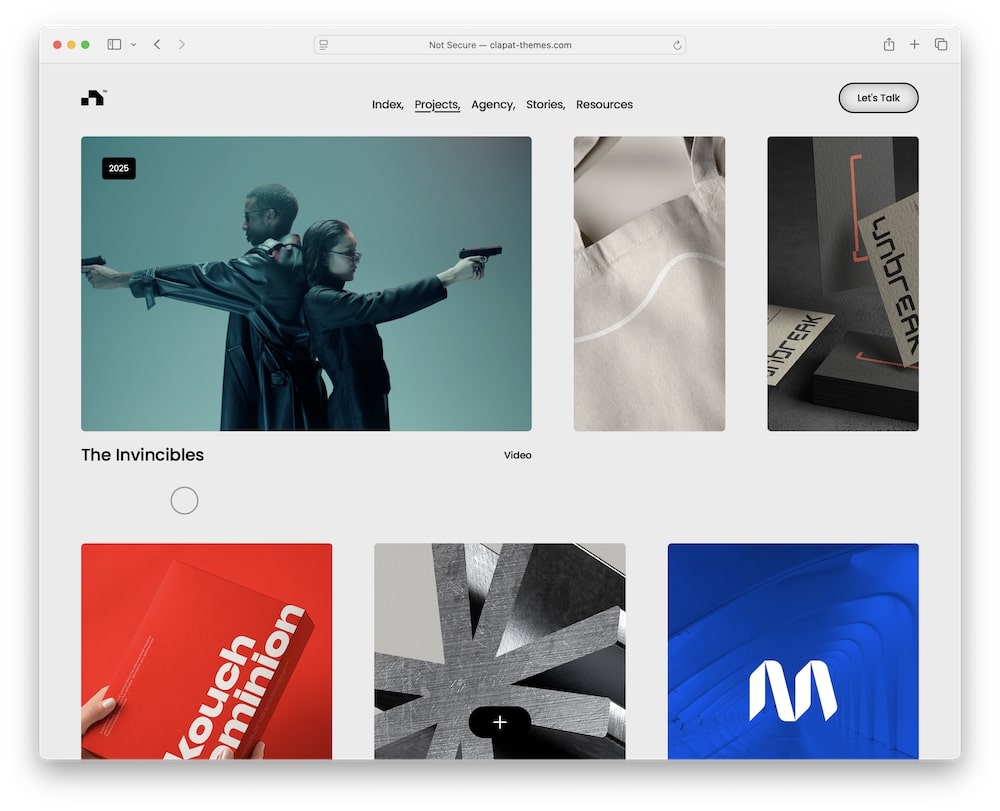 nanotech wordpress theme test
