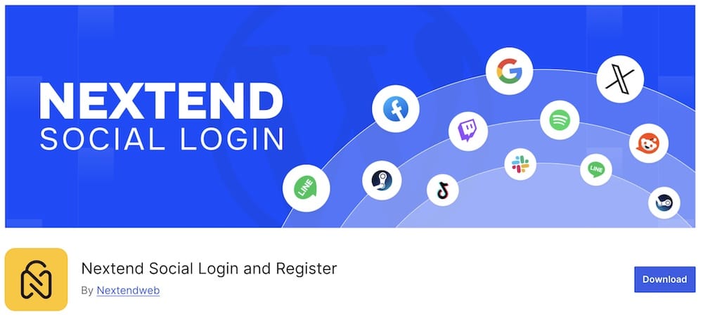 nextend social login and register free wp plugin