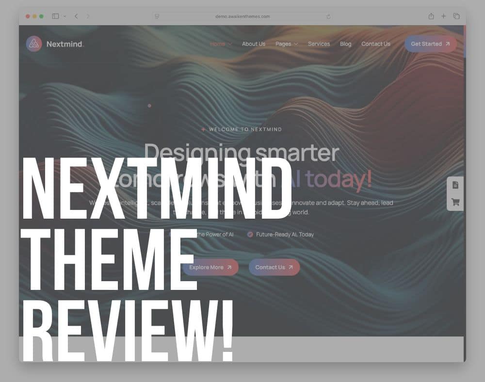 nextmind wordpress theme review