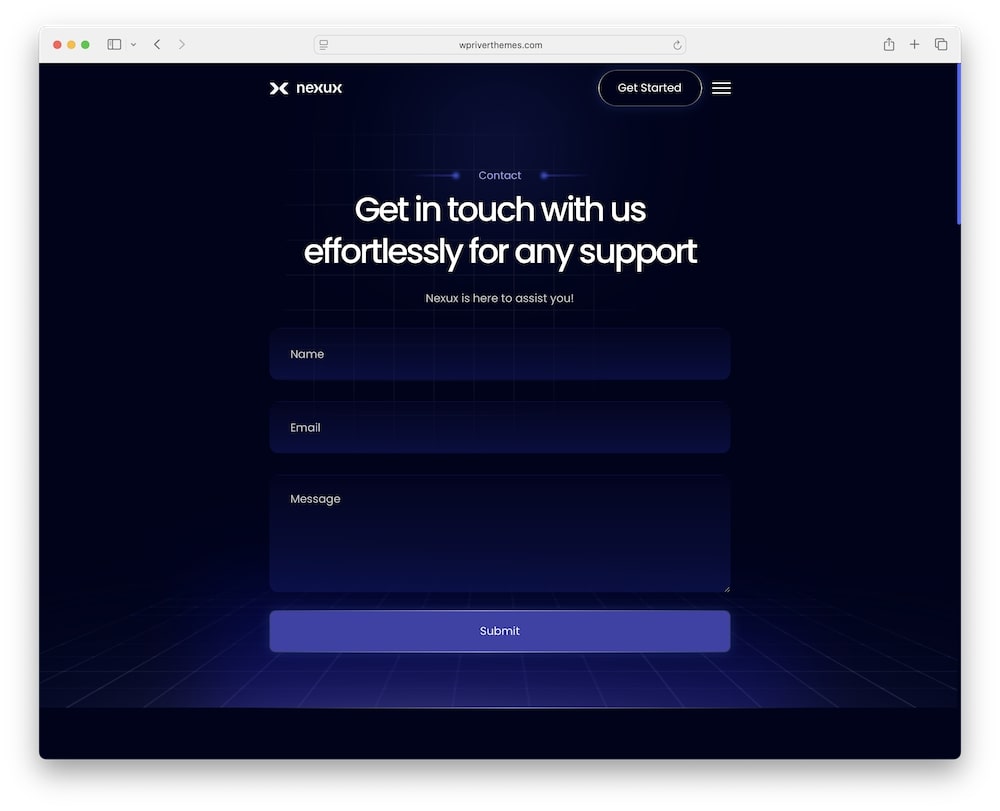 nexux wordpress theme marketing integration