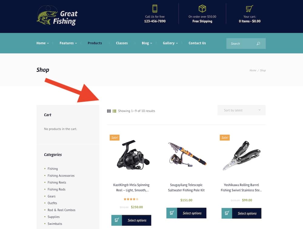 pick the right fishing store wordpress theme