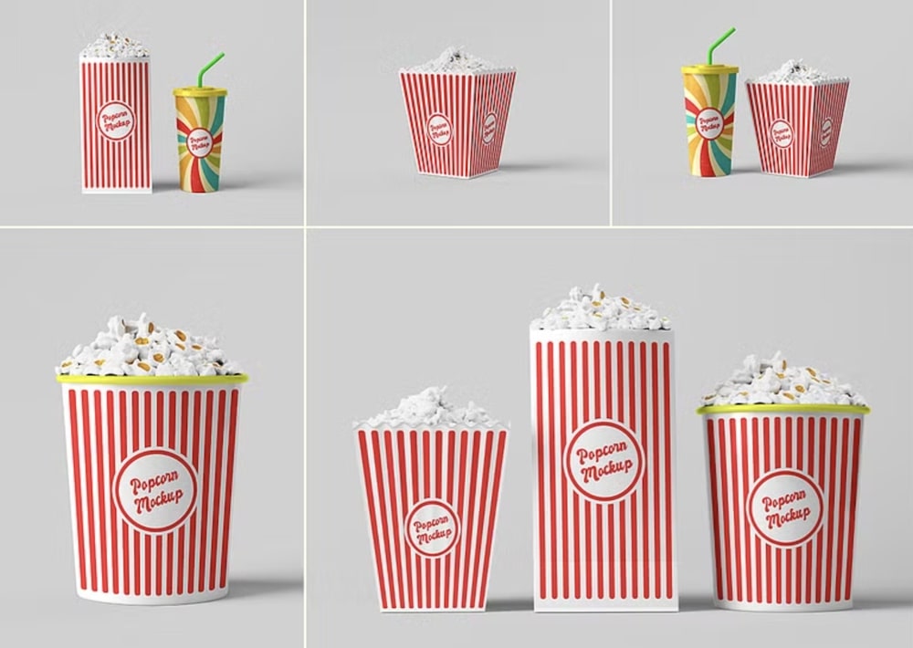 popcorn mockup 8 views