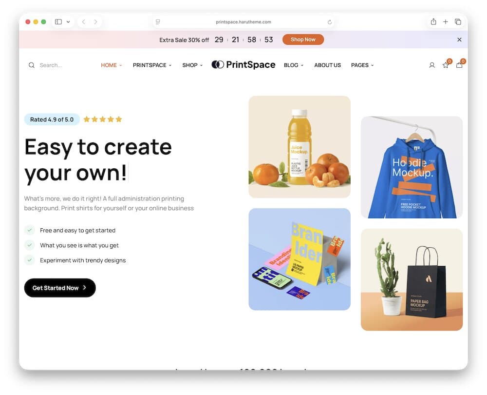 printspace print shop wordpress theme