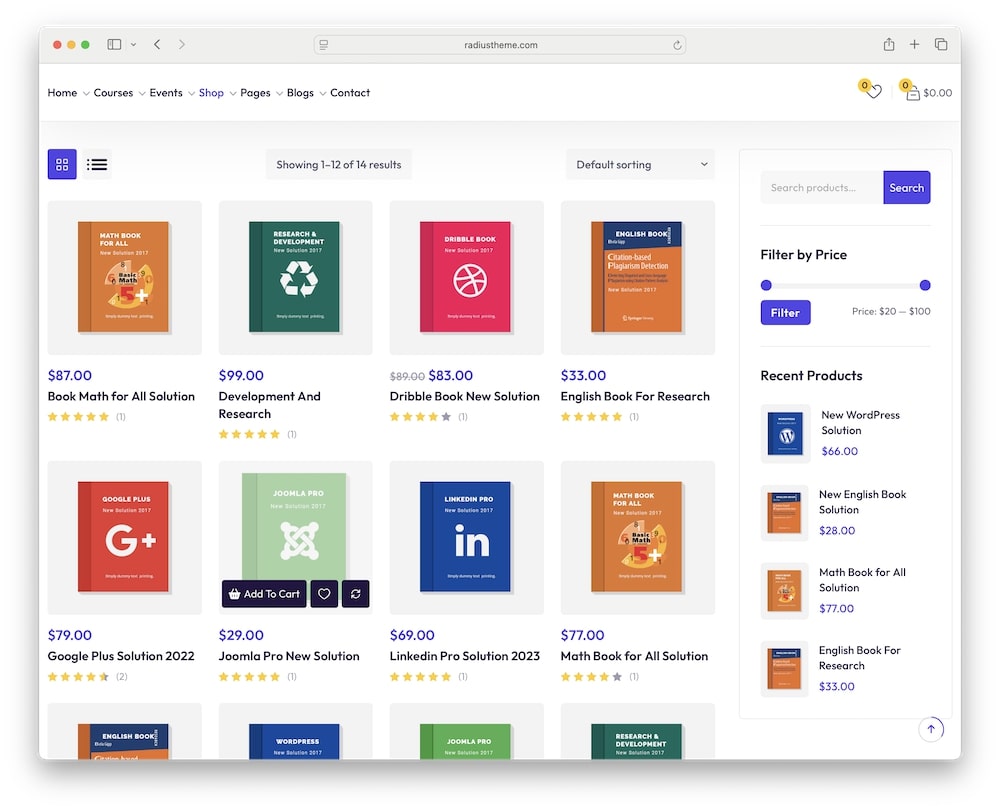 quiklearn wordpress theme woocommerce ready