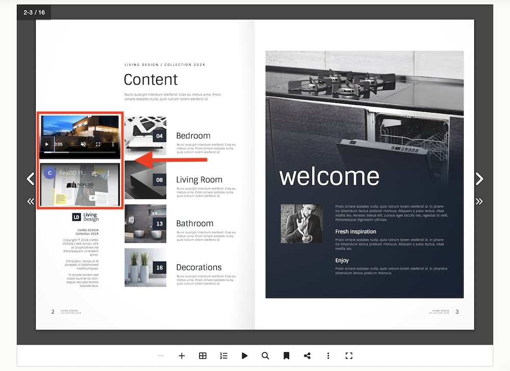 real 3d flipbook interactive pages
