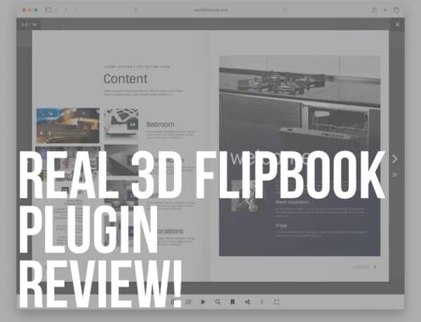 real 3d flipbook wordpress plugin review