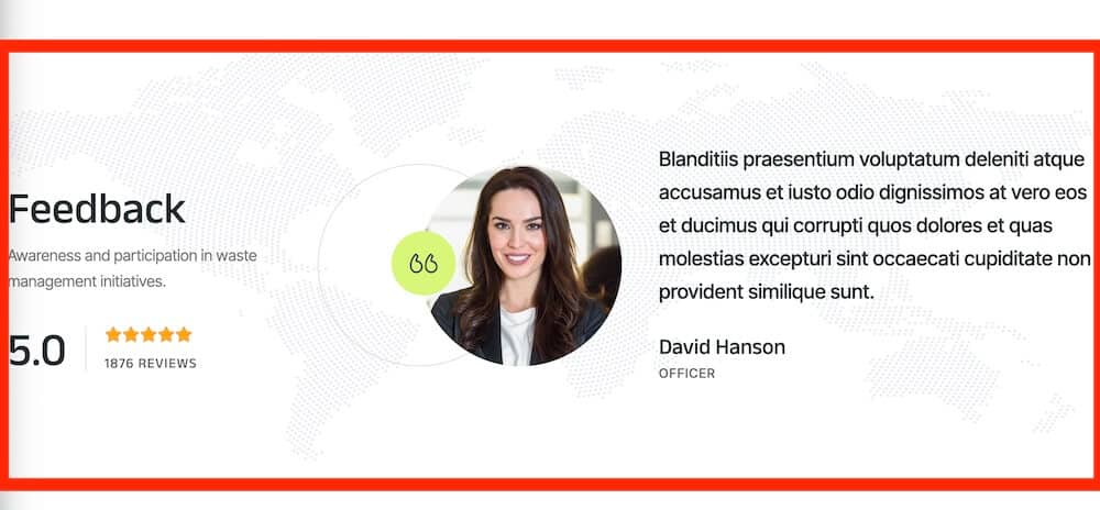 recycling customer reviews and partnerships