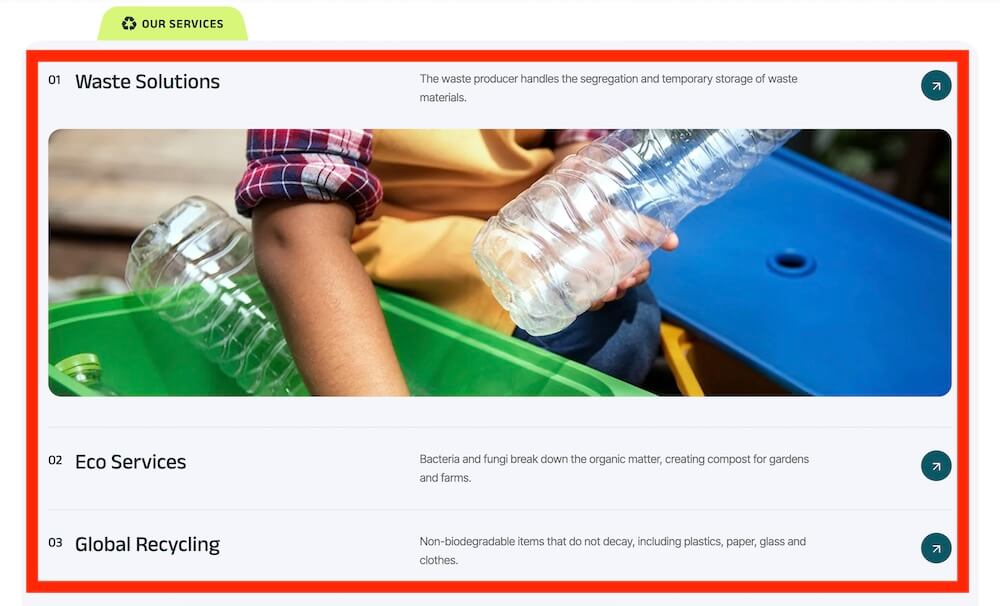recycling service overview