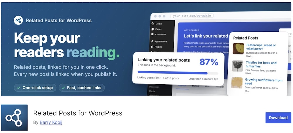 related posts for wp free plugin