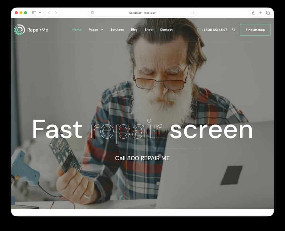 repairme wordpress appliance repair theme