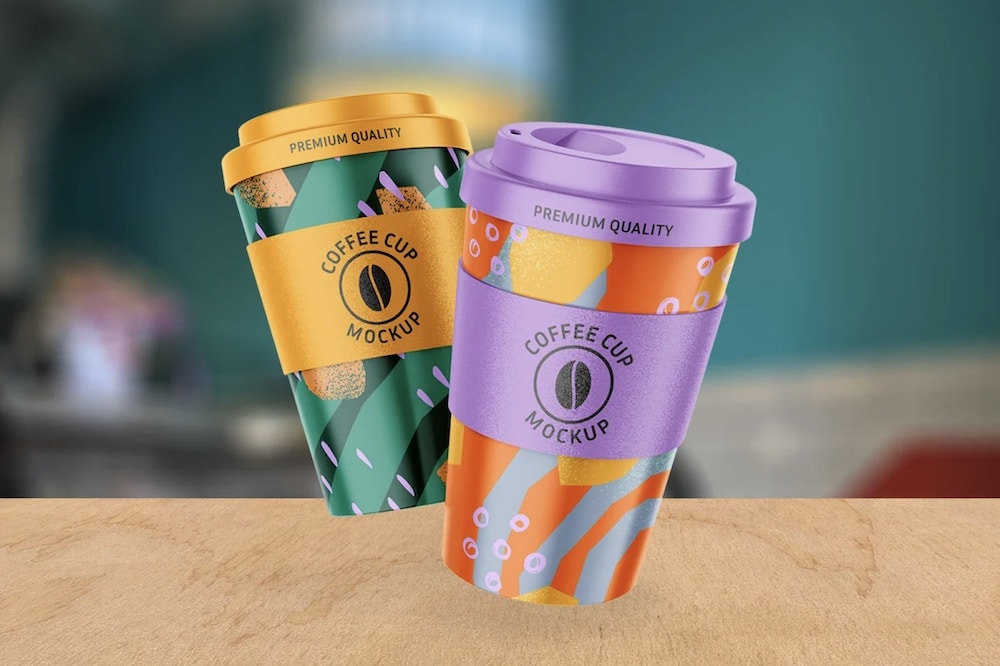 Reusable Coffee Cup Mockup - Free Download Images High Quality PNG