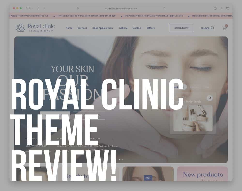 royal clinic wordpress theme review