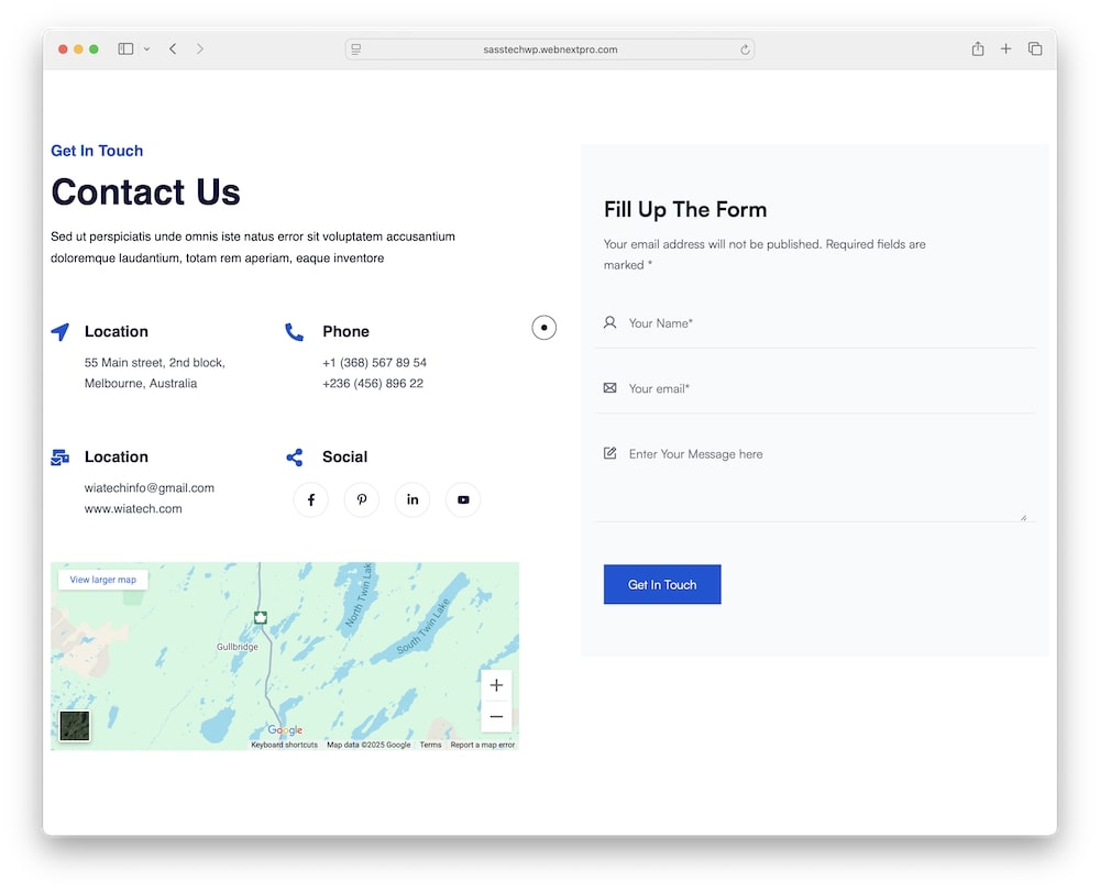 sasstech wordpress theme elementor integration
