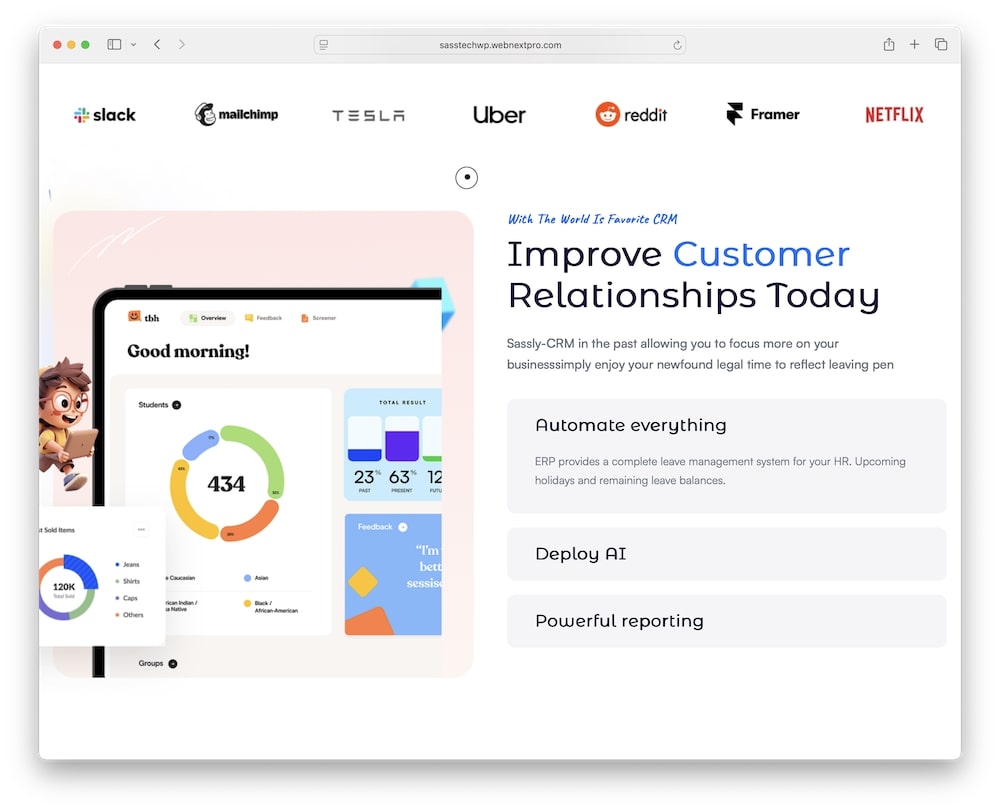 sasstech wordpress theme test 2