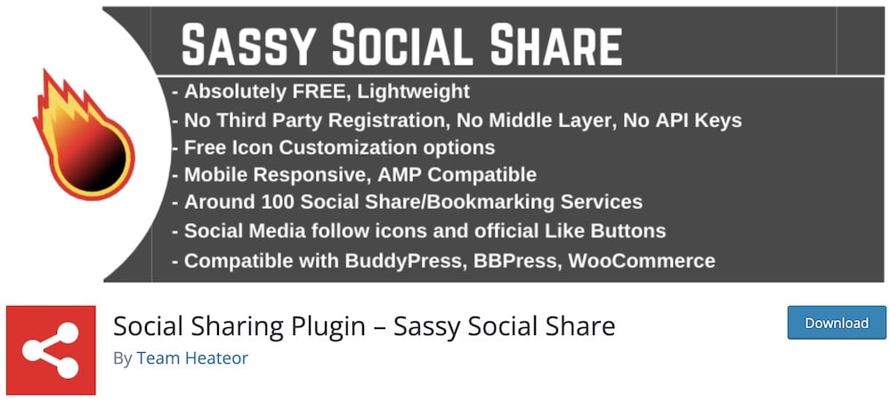 sassy social share