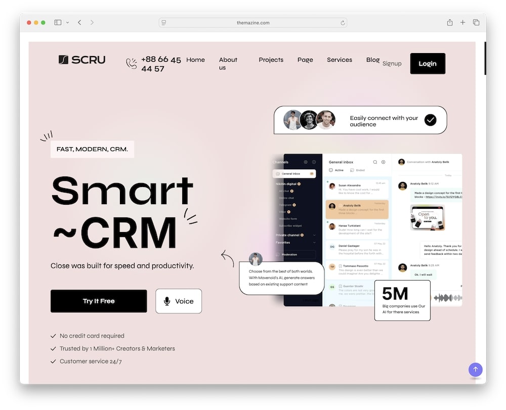 scru wordpress theme one click demo import