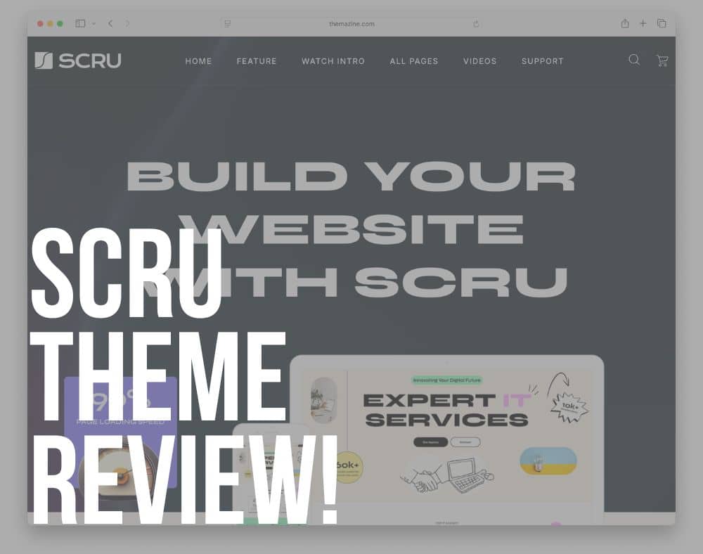scru wordpress theme review
