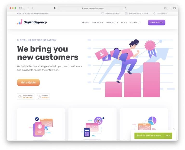 14 Best Digital Agency WP Themes To Impress Clients (2026)