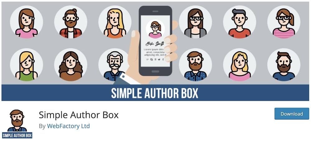 simple author box free wp plugin