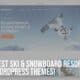 best ski and snowboard wordpress themes
