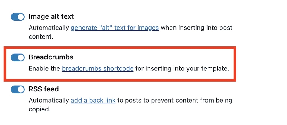 slim seo breadcrumbs