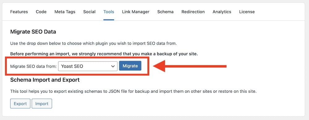 slim seo yoast migration