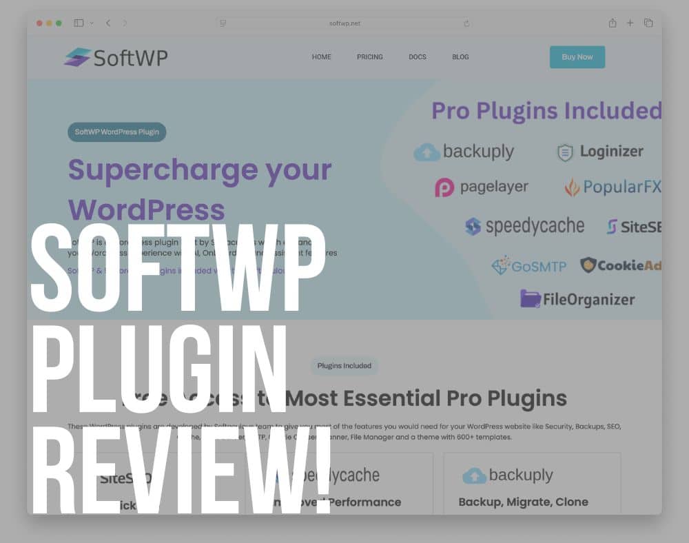 softwp plugin review