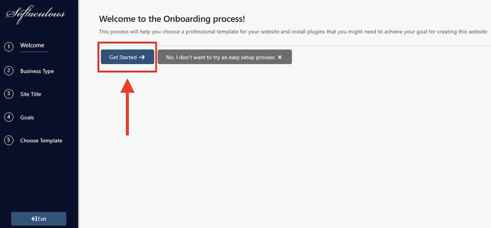 softwp wordpress onboarding