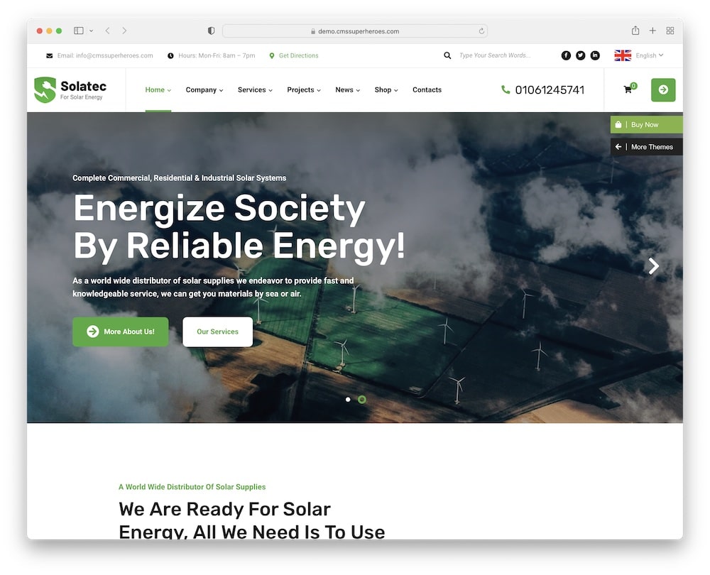 solatec wordpress theme