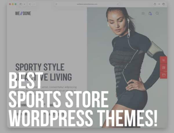 best sports store wordpress themes