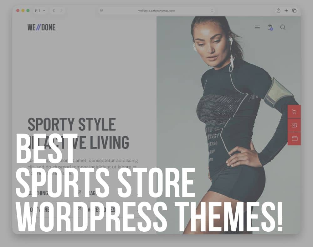 best sports store wordpress themes