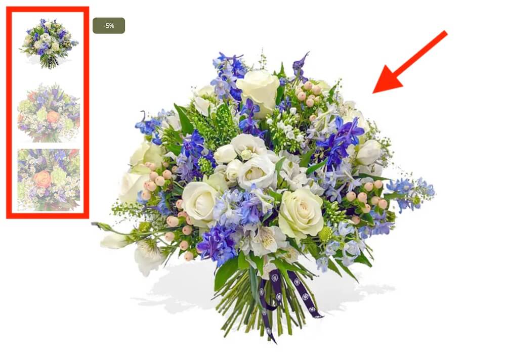 strong flower product photography