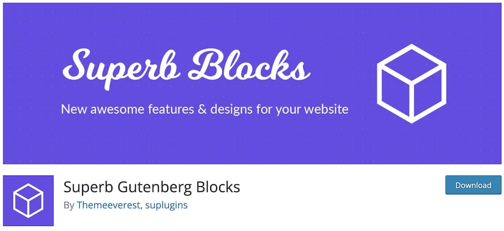 superb blocks wordpress author bio plugin