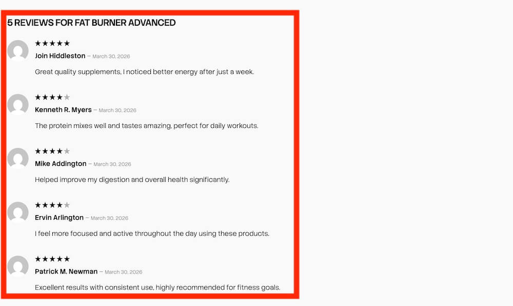 supplement reviews