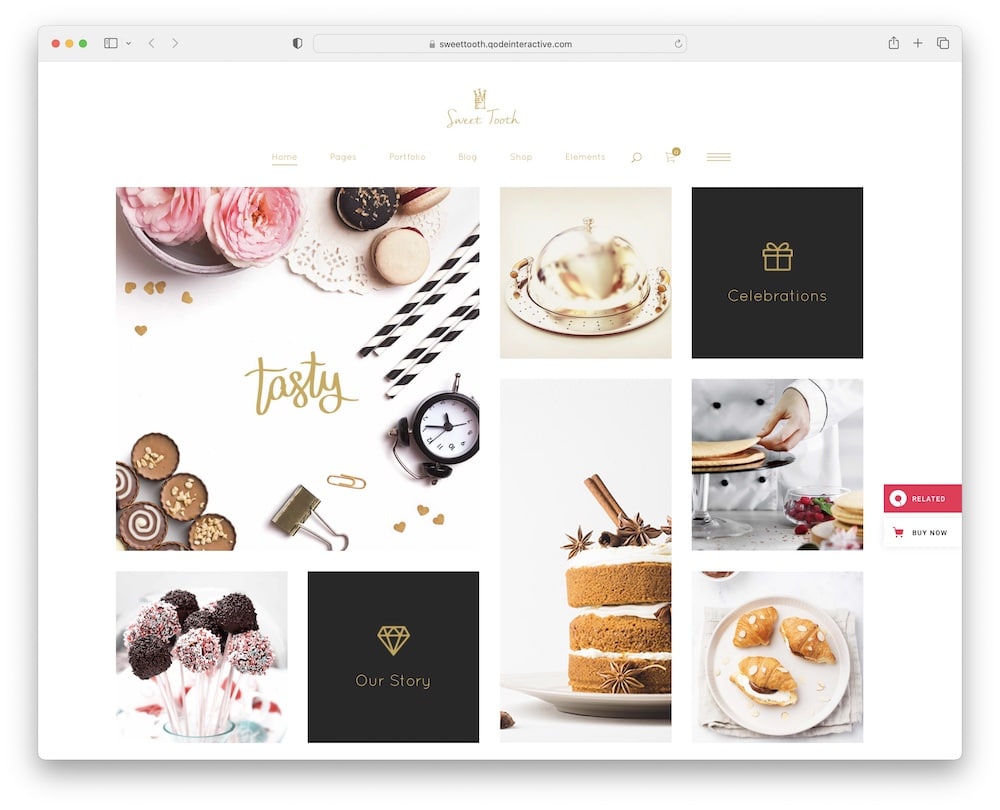 sweet tooth wordpress theme