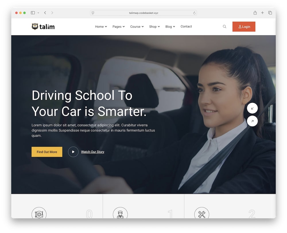 talim wordpress theme education focused demos