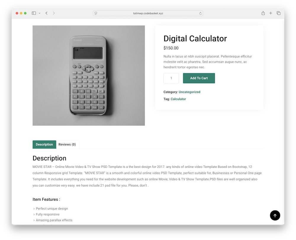 talim wordpress theme woocommerce integration