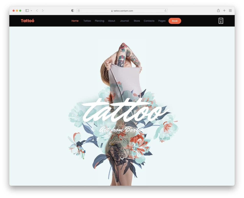 tattoo wp theme