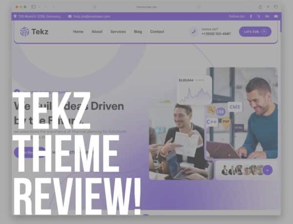 tekz wordpress theme review