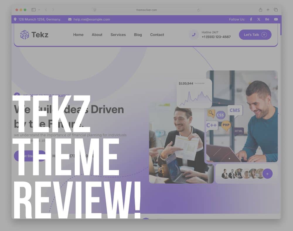 tekz wordpress theme review