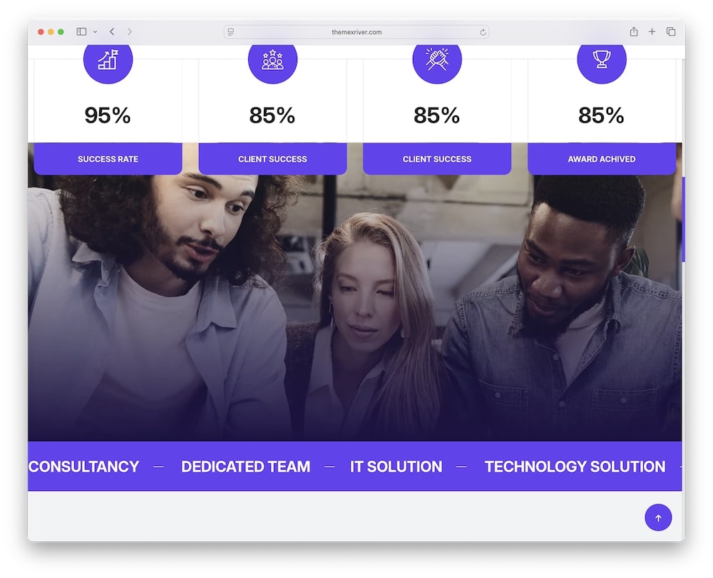 tekz wordpress theme video and parallax sections